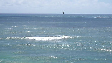Kite Surfer in Ocean